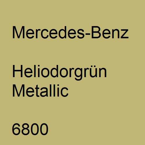 Mercedes-Benz, Heliodorgrün Metallic, 6800.